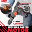 PTS Corded Rotary Hammer Drill 1”26mm 10Amp 110V Combination Rotary Hammer | SDS Plus | 3 Modes | 2x Brushes, Oil Cap Wrench, Grease, 3x Drills, 2x Chisels‚ and Case Set - 3