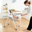 Ingenuity SmartClean Trio Elite 3-in-1 Convertible Baby High Chair, Toddler Chair, and Dining Booster Seat - Slate - 9