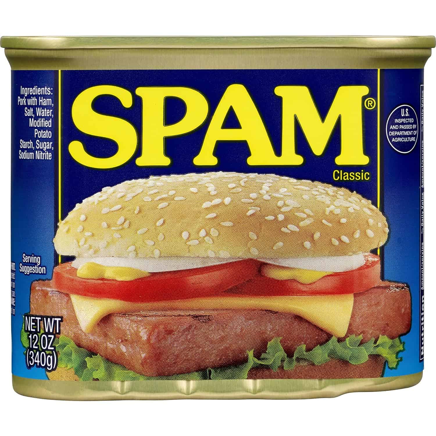 Spam Classic, 12 Ounce Can (Pack of 12) Spam Classic, 12 Ounce Can (Pack of 12) - 1