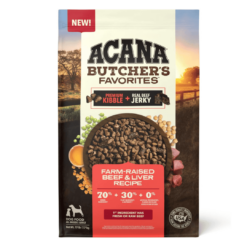 ACANA Butcher's Favorites Farm-Raised Beef & Liver Dry Dog Food, 17 lbs.