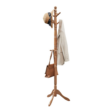 VASAGLE Solid Wood Coat Rack/Stand, Free Standing Hall Coat Tree with 10 Hooks