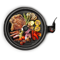 Elite Gourmet EMG6505G Smokeless Indoor Electric BBQ Grill