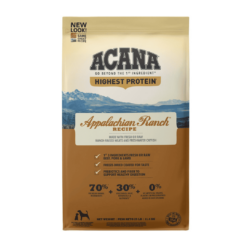 ACANA Grain Free, Highest Protein, Appalachian Ranch Dry Dog Food, 25 lbs.