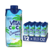 Vita Coco Coconut Water, Pure Organic | Refreshing Coconut Taste | Natural Electrolytes | Vital Nutrients | 11.1 Oz (Pack Of 12)