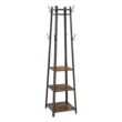 VASAGLE ALINRU Coat Rack with 3 Shelves, Stand with Hooks