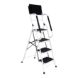 EdMaxwell 4 Step Ladder with Handrails 500 lb Capacity Step Stool Folding Portable Ladders