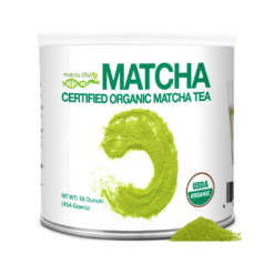 MATCHA DNA Certified Organic Matcha Green Tea Powder (16 oz TIN CAN)