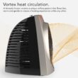 Vornado Up to 1500-Watt Fan Utility Indoor Electric Space Heater with Thermostat