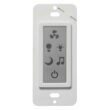 Homewerks 1.5-Sone 110-CFM White Decorative Lighted Bluetooth Compatibility Bathroom Fan