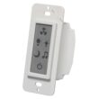 Homewerks 1.5-Sone 110-CFM White Decorative Lighted Bluetooth Compatibility Bathroom Fan