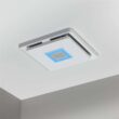 Homewerks 1.5-Sone 110-CFM White Decorative Lighted Bluetooth Compatibility Bathroom Fan