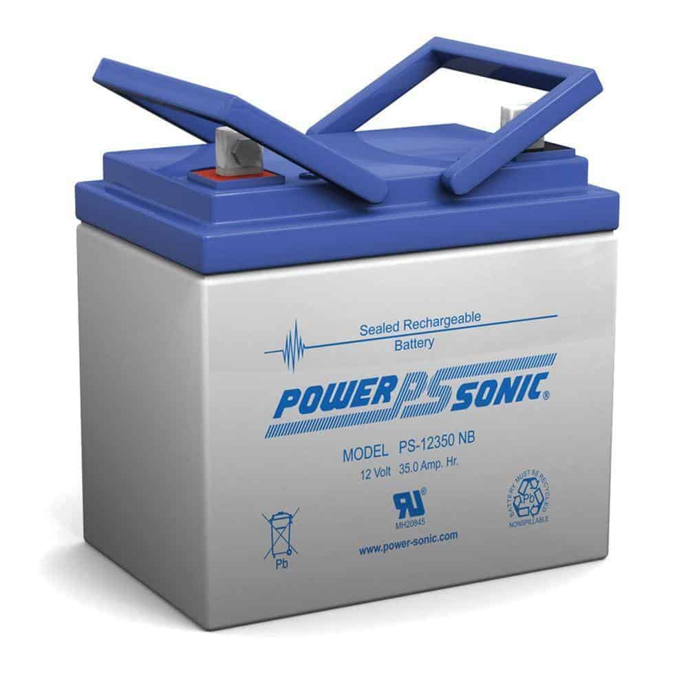 Power-Sonic PS-12350 12-Volt 35 Ah Nut and Bolt Terminal Sealed Lead Acid (SLA) Rechargeable Battery Power-Sonic PS-12350 12-Volt 35 Ah Nut and Bolt Terminal Sealed Lead Acid (SLA) Rechargeable Battery