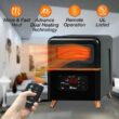 Dr. Infrared Heater Up to 1500-Watt Infrared Quartz Cabinet Indoor Electric Space Heater with Thermostat and Remote Included