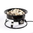 DestinationGear 19-in W 58000-BTU Black Portable Steel Propane Gas Fire Pit