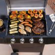 Char-Broil Performance Series Black 4-Burner Liquid Propane Gas Grill with 1 Side Burner