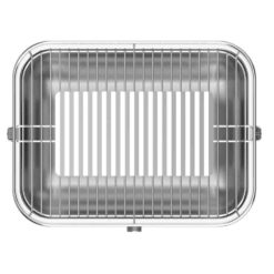 BBQ Dragon Zephyr charcoal grill 100-in W Silver Charcoal Grill