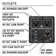 Westinghouse 600-Rated/1200-Peak Watt Camping/RV Power Station 600-Watt Portable Power Station