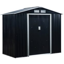 Outsunny Galvanized Steel Storage Shed
