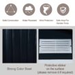 Outsunny Galvanized Steel Storage Shed