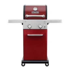 Permasteel Red 2-Burner Liquid Propane Gas Grill