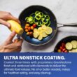 GraniteStone Diamond 23.4-in Aluminum Cookware Set with Lid