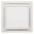 Aero Pure Low Profile Quiet Bathroom Exhaust Fans 0.3-Sone 80-CFM White Decorative Lighted Bathroom Fan ENERGY STAR