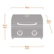 Monument Stainless Steel 2-Burner Liquid Propane Gas Grill