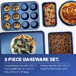 GraniteStone Diamond 23.4-in Aluminum Cookware Set with Lid