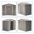 Outsunny Galvanized Steel Storage Shed