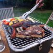 BBQ Dragon Zephyr charcoal grill 100-in W Silver Charcoal Grill