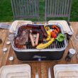 BBQ Dragon Zephyr charcoal grill 100-in W Silver Charcoal Grill