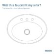 Moen Lindor Spot Resist Brushed Nickel Widespread 2-handle WaterSense Bathroom Sink Faucet with Drain