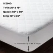 Costway Heated Electric Mattress Pad Queen Size w/Dual Controller Auto Shut Off
