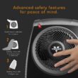 Vornado Up to 1500-Watt Fan Compact Personal Indoor Electric Space Heater with Thermostat and Remote Included