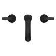 Pfister Rancho Matte Black Widespread 2-handle WaterSense Bathroom Sink Faucet with Drain