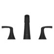 Pfister Rancho Matte Black Widespread 2-handle WaterSense Bathroom Sink Faucet with Drain