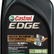 Castrol EDGE 10W-40 Advanced Full Synthetic Motor Oil, 1 Quart, Pack of 6 - 11