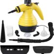 Comforday Multi-Purpose Handheld Pressurized Steam Cleaner with 9-Piece Accessories, Perfect for Stain Removal, Curtains, Car Seats, Floor, Window Cleaning - 1