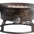 Bond Bond Signature 18.5-in W 54000-BTU Bronze Portable Steel Propane Gas Fire Pit