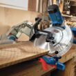 Bosch GCM12SD 15 Amp 12 in. Corded Dual-Bevel Sliding Glide Miter Saw with 60 Tooth Saw Blade