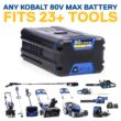 Kobalt 80-volt 18-in Brushless Battery 5 Ah Chainsaw (Battery and Charger Included)