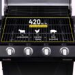 Char-Broil Performance Series Black 4-Burner Liquid Propane Gas Grill with 1 Side Burner