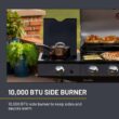 Char-Broil Performance Series Black 4-Burner Liquid Propane Gas Grill with 1 Side Burner