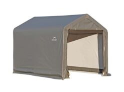 ShelterLogic 6-ft x 6-ft Canopy Storage Galvanized Steel Storage Shed