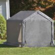 ShelterLogic 6-ft x 6-ft Canopy Storage Galvanized Steel Storage Shed