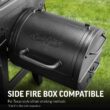Char-Griller Wrangler 23-in Black Barrel Charcoal Grill