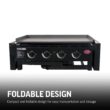 Char-Griller Flat Iron 4-Burner Liquid Propane Flat Top Grill