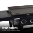 Char-Griller Flat Iron 4-Burner Liquid Propane Flat Top Grill