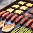 Char-Griller Flat Iron 4-Burner Liquid Propane Flat Top Grill