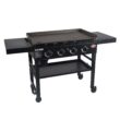Char-Griller Flat Iron 4-Burner Liquid Propane Flat Top Grill